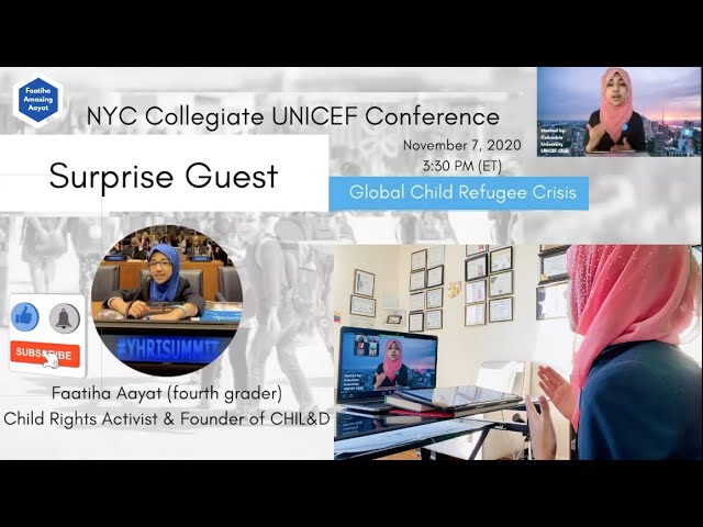 Speech at Global Child Refugee Crisis | NYC Collegiate Unicef Conference |