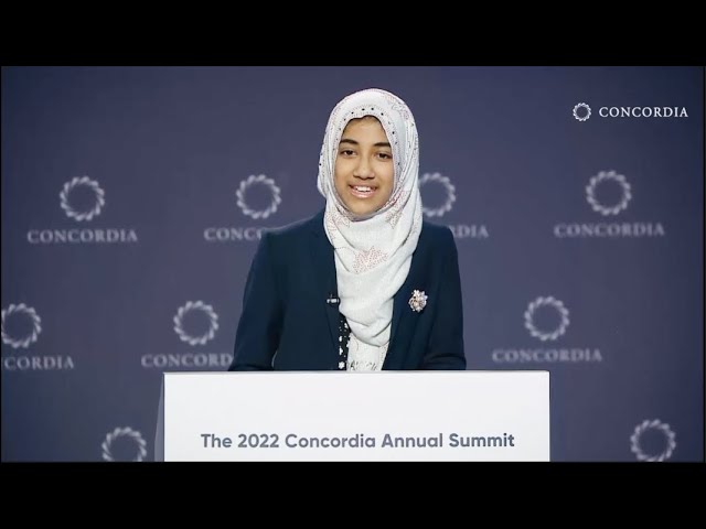 Faatiha Aayat Addressing at Concordia Annual Summit 2022